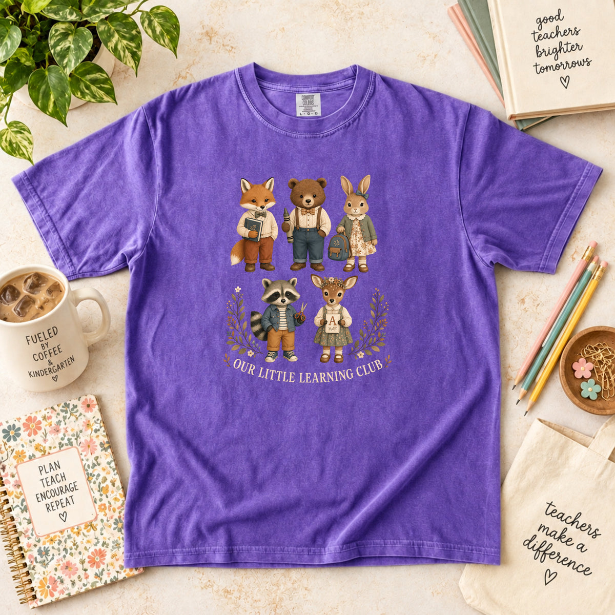 Our Little Learning Club Preschool Teacher T-Shirt