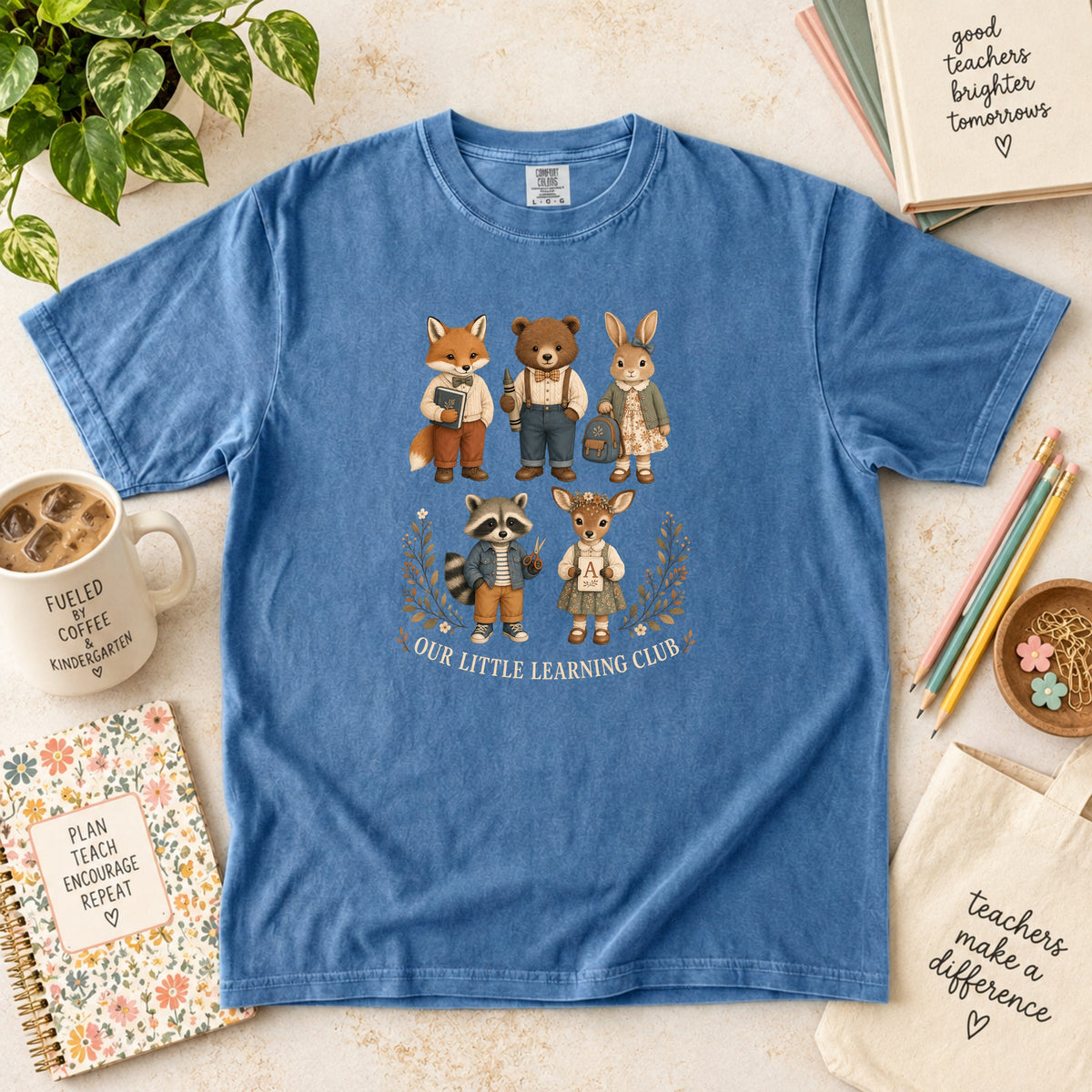 Our Little Learning Club Preschool Teacher T-Shirt