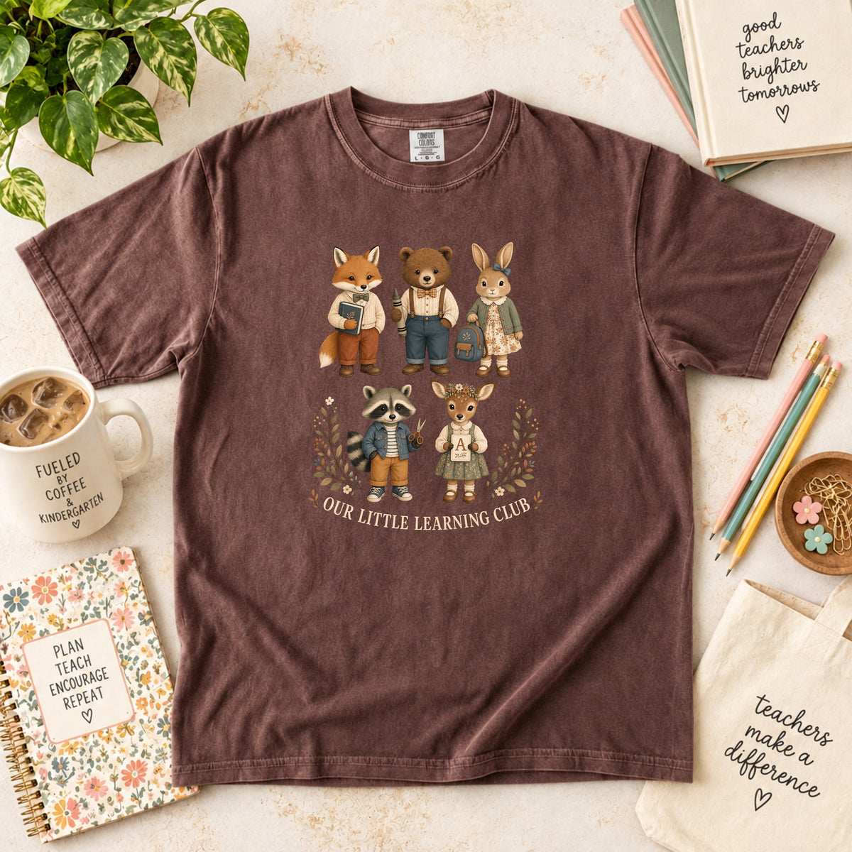 Our Little Learning Club Preschool Teacher T-Shirt