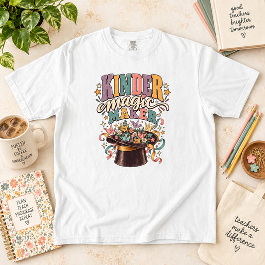 Kinder Magic Maker Kindergarten Teacher T-Shirt