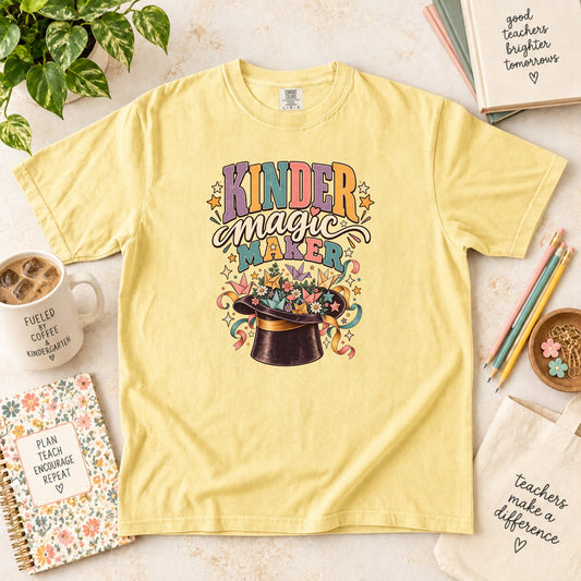 Kinder Magic Maker Kindergarten Teacher T-Shirt