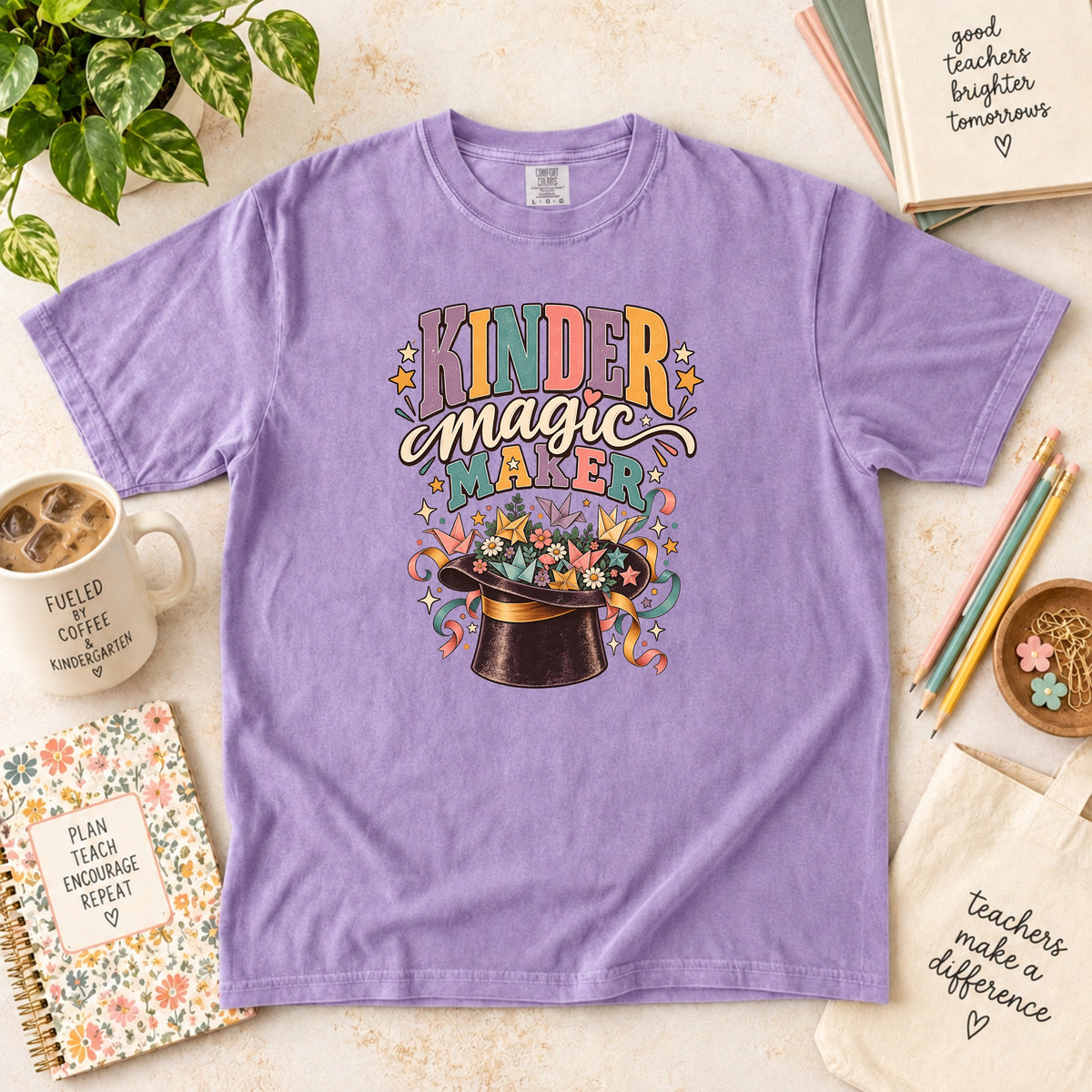 Kinder Magic Maker Kindergarten Teacher T-Shirt
