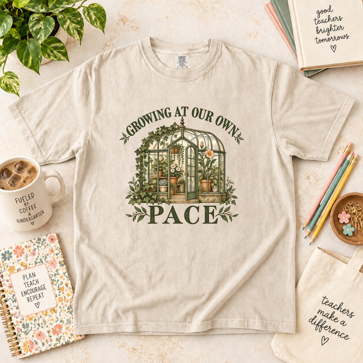 Growing at Our Own Pace Special Education Teacher T-Shirt