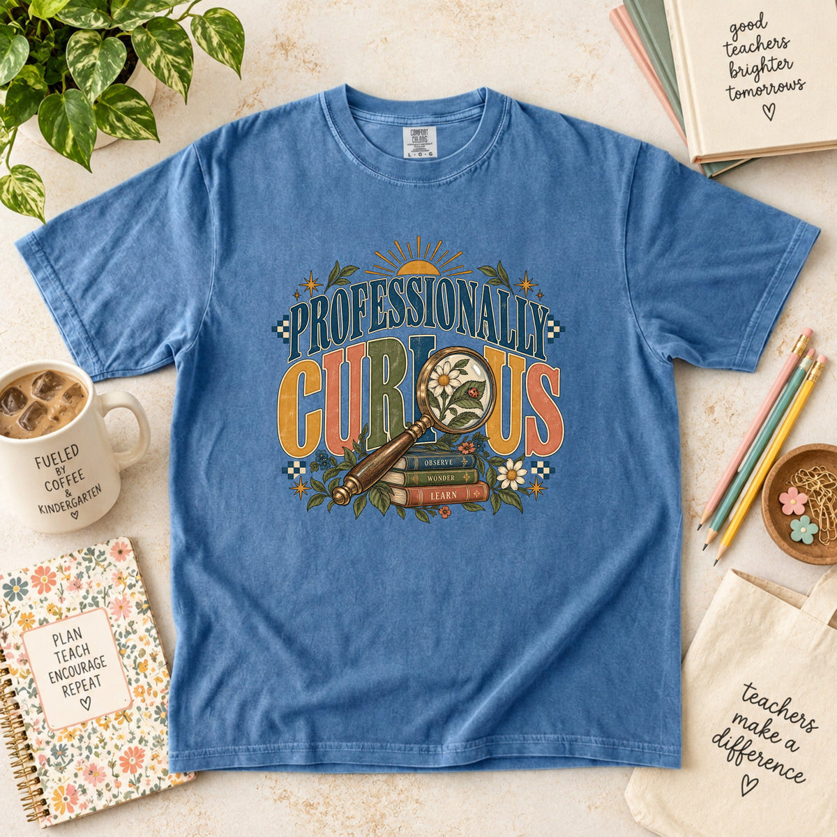 Professionally Curious Science Teacher T-Shirt