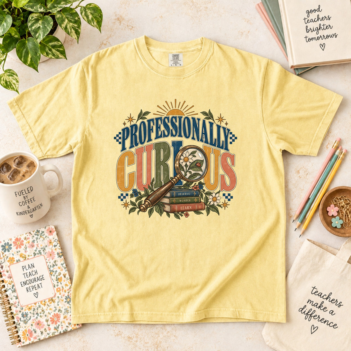 Professionally Curious Science Teacher T-Shirt