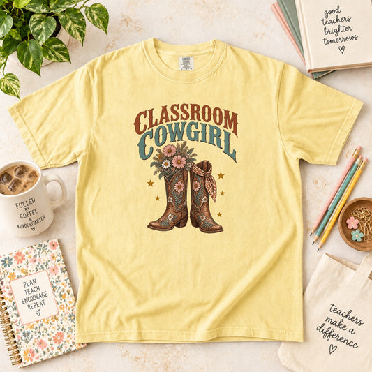 Classroom Cowgirl Teacher T-Shirt