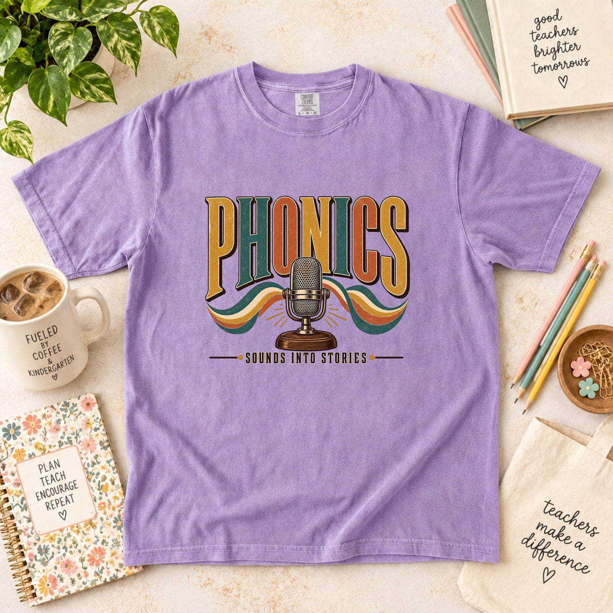 Phonics Sounds Into Stories Reading Teacher T-Shirt