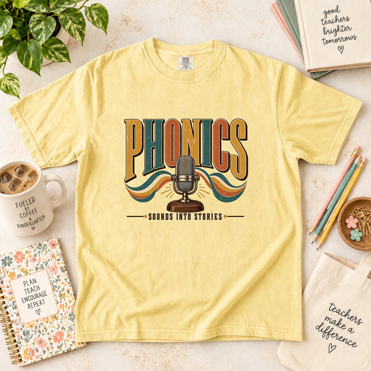 Phonics Sounds Into Stories Reading Teacher T-Shirt