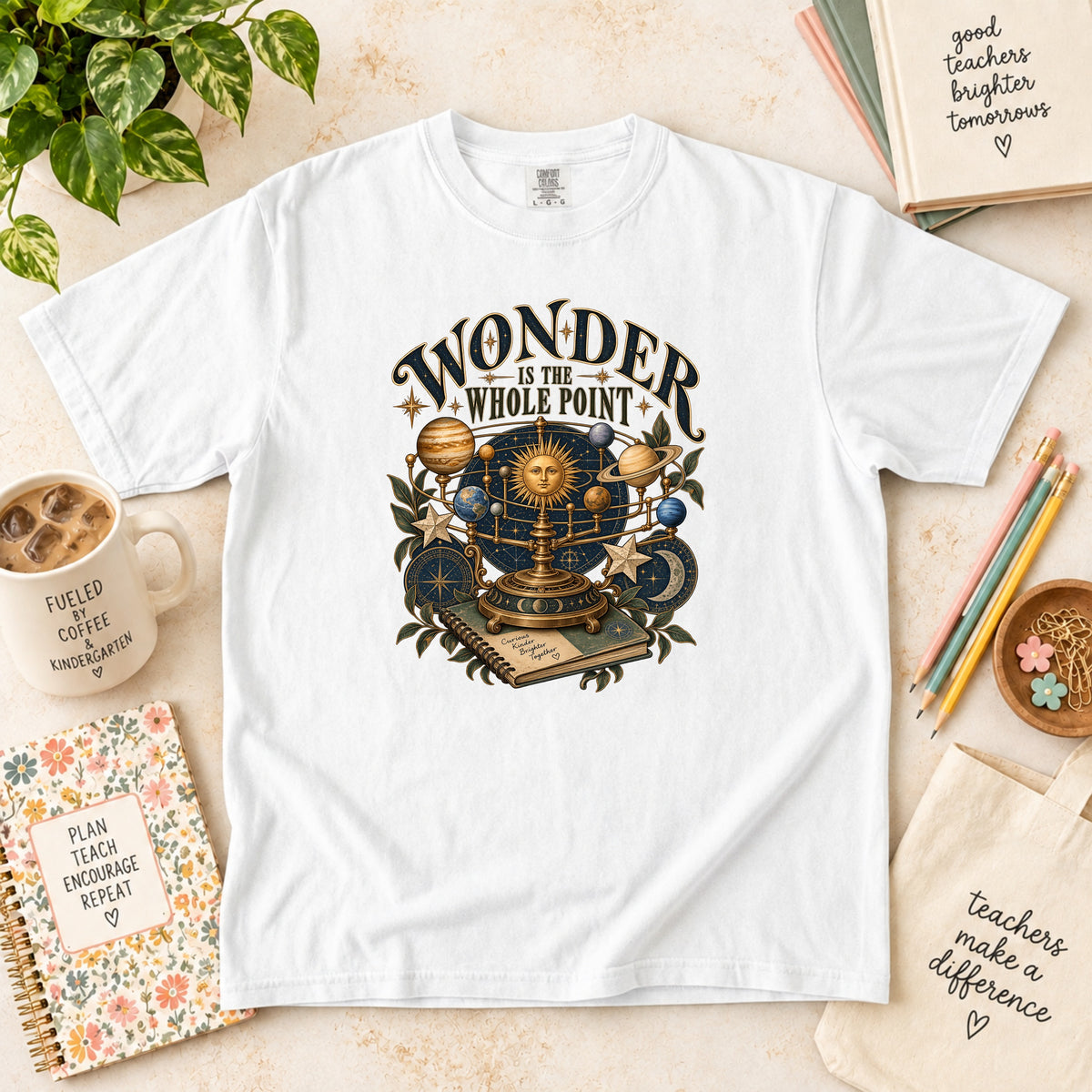 Wonder Is the Whole Point STEM Teacher T-Shirt