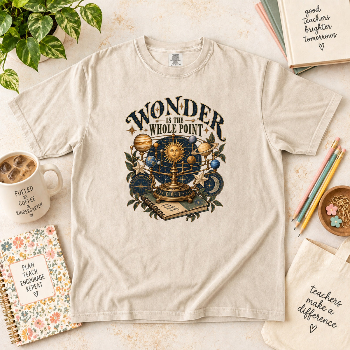 Wonder Is the Whole Point STEM Teacher T-Shirt