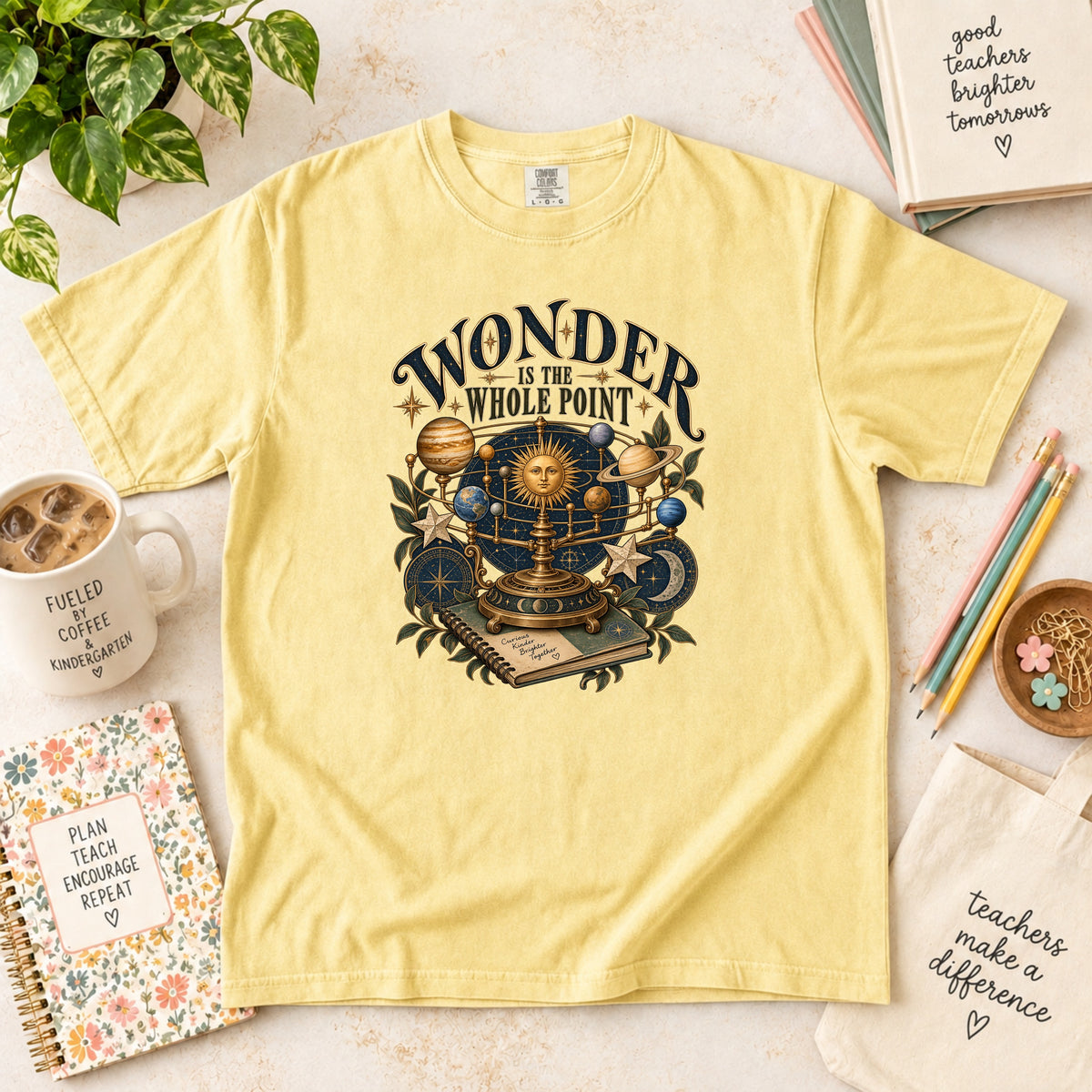 Wonder Is the Whole Point STEM Teacher T-Shirt