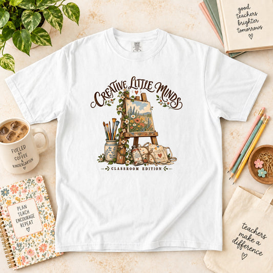 Creative Little Minds Art Teacher T-Shirt