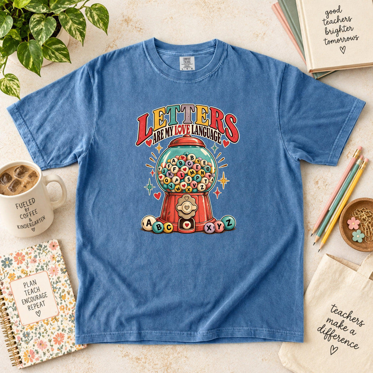 Letters Are My Love Language T-Shirt