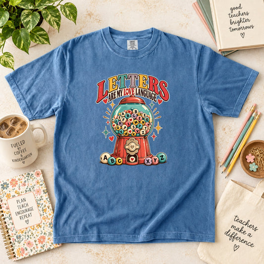 Letters Are My Love Language T-Shirt